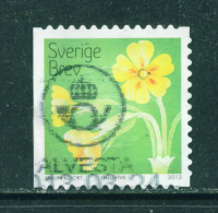 SWEDEN - 2012  Flowers  'Brev'  Used As Scan - Usati