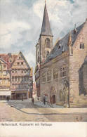 C1900 HALBERSTADT HOLZMARKT MIT RATHAUS - Halberstadt