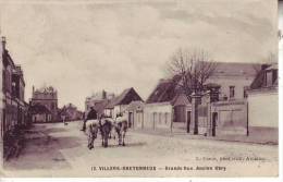 80 VILLERS BRETONNEUX - (attelage) Grande Rue, Ancien Obry - D5 100 - Villers Bretonneux