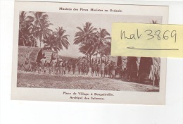 MISSION PERES MARISTES OCEANIE ILE SALOMON BOUGAINVILLE PLACE DU VILLAGE - Solomoneilanden