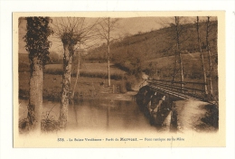 Cp, 85, Forêt De Mervent, Pont Rustique Sur La Mère - Sonstige & Ohne Zuordnung