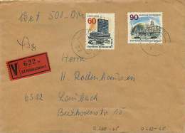 1970  Wertbrief   Das Neue Berlin 60 Pf, 90 Pf MiNr 260, 263 - Cartas & Documentos