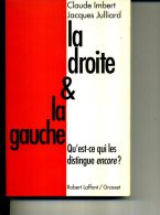 LA GAUCHE ET LA DROITE CLAUDE IMBERT J . JULLIARD 280 PAGES EN 1995 ED LAFFONT GRASSET - Politica Contemporanea