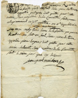 Bordes Sur Arize, Ariège,La Gramounal,  Recu, Papier Timbré, Cachet  ,Roudier,Maichens ,Révolution - Cachets Généralité