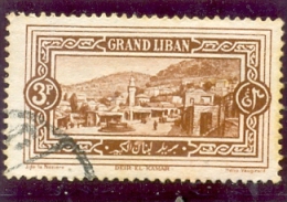 1925 GRAND LIBAN Y & T N° 59 ( O ) Série Courante 3p - Gebraucht