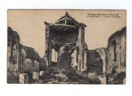 Guerre Mondiale 1914-1918 LOUVROIL Intérieur De L'Eglise - Louvroil