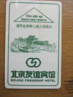 China Hotel Keycard, Beijing Freindship Hotel - Sin Clasificación