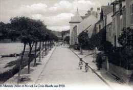 77 ST MAMMES La Croix Blanche Vers 1910, Reproduction Offert Par Editions Atlas - Saint Mammes