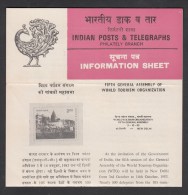 INDIA, 1983,World Tourism Day, Varanasi Ghats,5th General Assembly , Folder - Covers & Documents