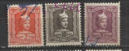 ITALY  - FISCAL STAMPS - 3 DIFFERENT - USED OBLITERE GESTEMPELT USADO - Steuermarken