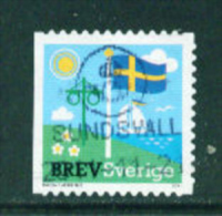 SWEDEN - 2011  Flag  'Brev'  Used As Scan - Oblitérés
