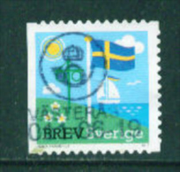 SWEDEN - 2011  Flag  'Brev'  Used As Scan - Usados