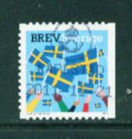 SWEDEN - 2011  Flag  'Brev'  Used As Scan - Usados