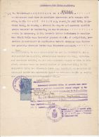 KING FERDINAND REVENUE STAMP ON LOKOMOTIVE MECHANICS EXAM CERTIFICATE COPY, 1926, ROMANIA - Diplome Und Schulzeugnisse