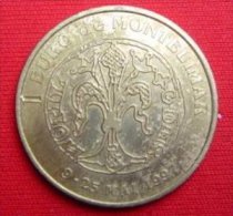 1 Euro Temporaire Precurseur De MONTELIMAR 1997, RRRR, UNC, Bronce, Nr. 442 - Euros Des Villes