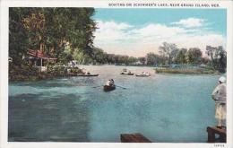 Nebraska Boys Town Grand Island Boating On Schimmers Lake - Grand Island