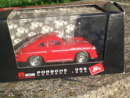 BRUMM -  R 208 PORSCHE 356 CARRERA      AVEC SA BOITE Scala 1/43 - Brumm