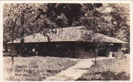 Ohio Lebanon Shelter Cottage Fort Ancient State Memorial Real Photo - Other & Unclassified
