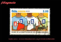 USADOS. CUBA. 2010-02 50 ANIVERSARIO DE LOS JÓVENES REBELDES - Gebraucht