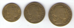 ARGENTINA SERIE 3 MONETE 1947 - 1949 - Argentinië