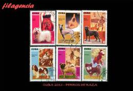 USADOS. CUBA. 2010-12 FAUNA. PERROS DE RAZA - Used Stamps