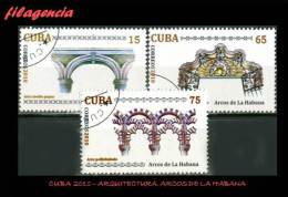 USADOS. CUBA. 2010-31 ARQUITECTURA. ARCOS DE LA HABANA - Used Stamps