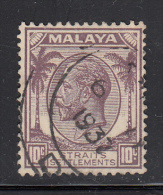 Straits Settlements Used Scott #224 10c George V - Straits Settlements