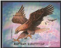 Kyrgyzstan 1995. Animals / Birds IMPERF Sheet MNH (**) - Kirgisistan