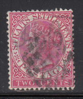 Straits Settlements Used Scott #41 2c Victoria - Straits Settlements