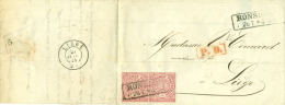 Conf All Nord - No 16 (paire) Sur Fragment De Ronsdorf Vers Liège Du 26/07/1871, Superbe, See Scan - Brieven En Documenten