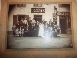2rtk - PHOTO (17cm X 12cm) - CHANTONNAY - Café Des Sports - ( Un Mariage ) - [85] - Vendée - Chantonnay