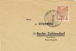 R  212. Carta SALZ GITTER BAD (Alemania Berlin) 1952. Balneario - Lettres & Documents