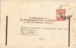 R  215. Faja De Publicacion BUAWAYO (Southern Rhodesia) 1945 - Zuid-Rhodesië (...-1964)