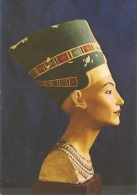 EGYPTE-Painted Limestone Bust Of Queen Nefertiti-MB - Persons