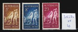 Australie 308 à 310 ** Côte 10 € - Mint Stamps