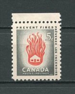 CANADA 1956 N° 291** Neuf = MNH Superbe Prévention Contre Les Incendies Fire - Ongebruikt