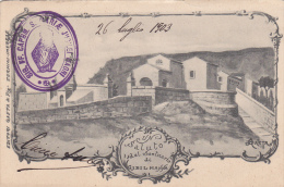 GIBILMANNA  /   Saluto Con Veduta  _ Viaggiata 1903 - Palermo