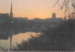 BT17824 Worcester At Dusk    2 Scans - Sonstige & Ohne Zuordnung