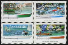 CANADA 1991 - Canoés - 4v Neufs // Mnh - Unused Stamps