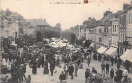 Aumale   76     La  Place  Jour De Marché - Aumale