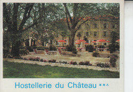 84 BEAUMES DE VENISES - Hostellerie Du Château - Carte Publicitaire à 3 Volets - D21 - Beaumes De Venise