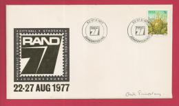 SOUTH AFRICA 1977, Cover Exibition (signed By Dick Findlay) Designer Of The Stamp - Lettres & Documents