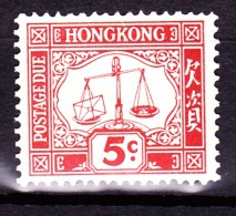 Hongkong, 1965, D14, MNH, WM Sideways - Segnatasse