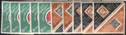 EGYPT - POST DAY - PHILAT. EXHIBITION - STAMPS On STAMPS - **MNH - 1963 - LOT (6 Set) - Neufs