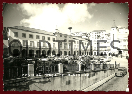 COVILHA - PRACA DO MUNICIPIO - 1950 REAL PHOTO PC - Castelo Branco