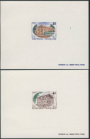 FRENCH POLYNESIA 1989 Distribution Center DeLuxe Proofs:2       [prueba Druckprobe  épreuve Prova Proeven] - Imperforates, Proofs & Errors