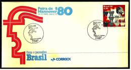 Brasilien 1980  -  ( Anthracite Industry )  -  Auf Briefumschlag - Storia Postale