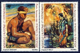 ##New Caledonia 1983. Paintings. Michel 726-27. MH(*) Hinged. - Nuevos