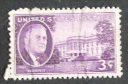 ROOSEVELT AND HYDE PARK ENTRANCE FRANKLIN DELANOR ROOSEVELT ISSUE Rotary Press Printing - Perf. 11 X 10 ½ - Used Stamps