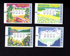 240548461 1996 (XX)  POSTFRIS MINT NEVER HINGED POSTFRISCH EINWANDFREI MICHEL ATM 7 8 9 10 FACIALE 0030 - Automatic Stamps